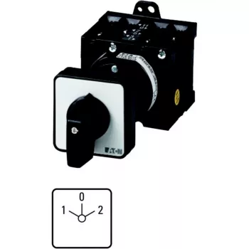 Eaton T3-3-8401/Z Interruttore a camme 3 poli, 32 A, 690 V AC, IP65, nero/argento 035739