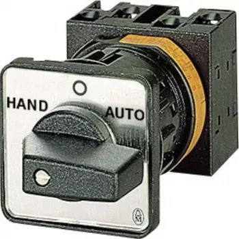 Eaton T0-2-8211/E interruttore a leva ON-OFF 2 poli, 20A, 690V AC, IP65, nero 022234