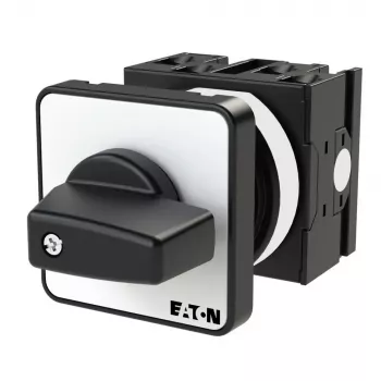 Eaton T0-2-15432/E interruttore a camme ON/OFF 2 poli, 20 A, 690 V AC, attuatore nero, pannello frontale bianco, IP65 034110