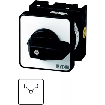 Eaton T0-3-8222/E interruttore a camme 3 poli 20A 690V AC, nero/argento 048339