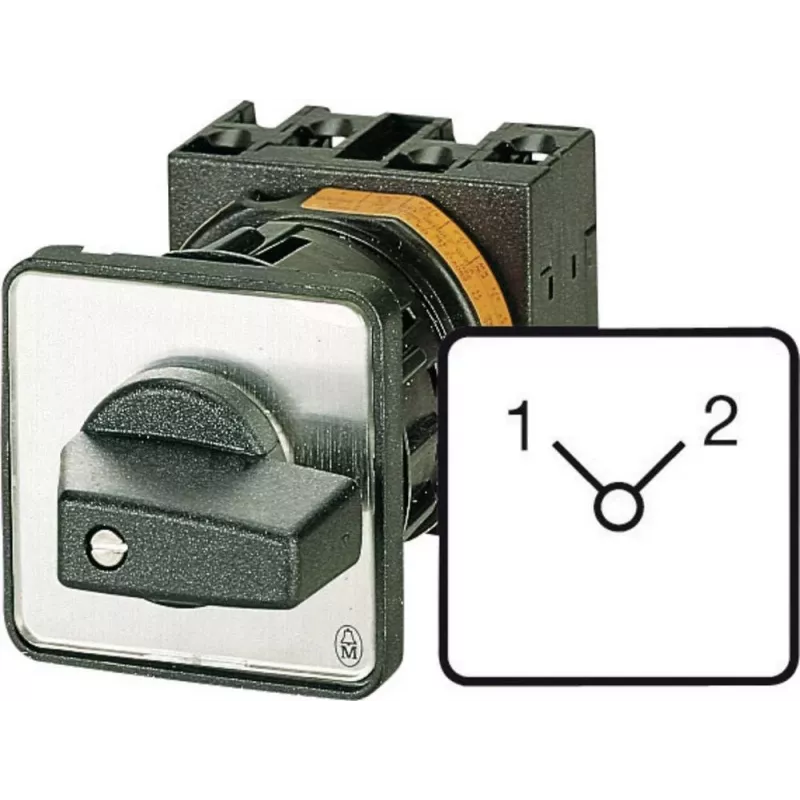 Eaton T0-3-8222/E interruttore a camme 3 poli 20A 690V AC, nero/argento 048339