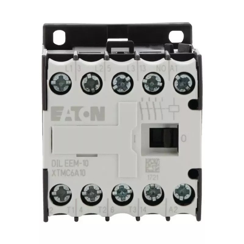 Eaton DILEEM-10-G 24V DC contattore ausiliario, 1NO, 690V, nero/bianco 051643