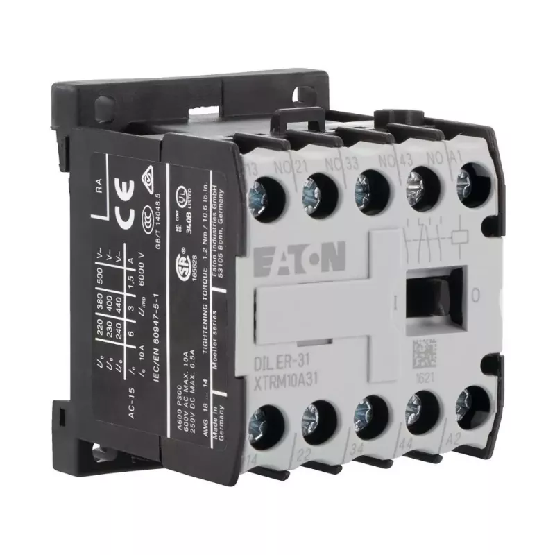 Eaton DILER-31 mini contattore 3NO+1NC 230V AC 50Hz / 240V AC 60Hz 051768