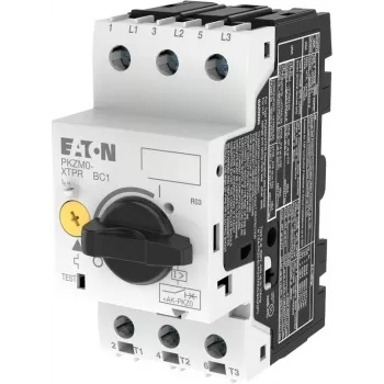 EATON PKZM0-0.25 interruttore di protezione motore, 0,25A, 3 poli, manopola rotante, 0,06kW a 400V 072731