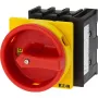 EATON P1-32/EA/SVB/HI11 Interruttore principale, 3 poli, 32 A, montaggio su quadro, rosso/giallo 072567