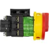 EATON P1-32/EA/SVB/HI11 Interruttore principale, 3 poli, 32 A, montaggio su quadro, rosso/giallo 072567