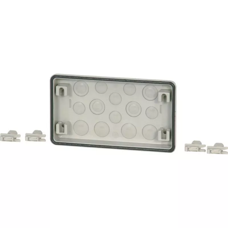 Eaton FL3-2 Flangia per quadro elettrico, plastica grigia, 250 x 230 x 116 mm 090798