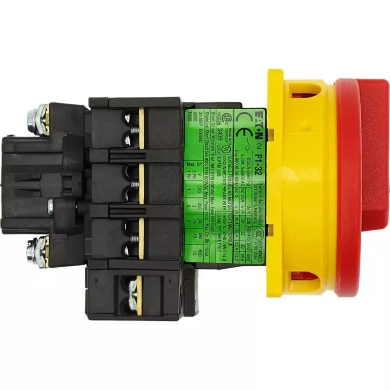 EATON P1-32/EA/SVB/N Interruttore principale 32A 3P+N arresto di emergenza montaggio a parete 091079