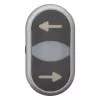Eaton M22-DDL-S-X226/X26 doppio pulsante, illuminato, con etichetta 105227