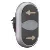 Eaton M22-DDL-S-X226/X26 doppio pulsante, illuminato, con etichetta 105227