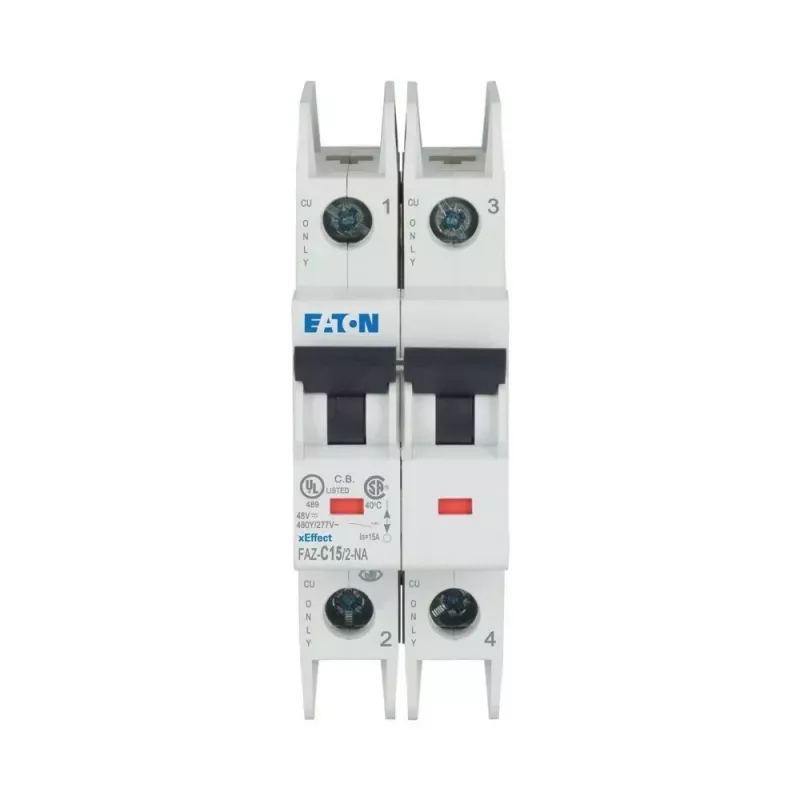 Eaton FAZ-C15/2-NA Interruttore automatico magnetotermico 15 A 2 poli con curva C (MCB) 102169