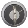 Eaton M22-WS-MS2 attuatore selettore a chiave, 2 posizioni a ritenuta, nero/argento 111790