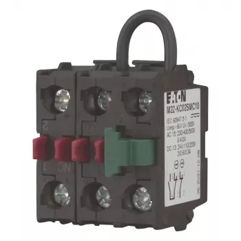 Eaton M22-KC02SMC10 elemento di contatto, 2 NC, morsetti a vite, montaggio frontale 121720