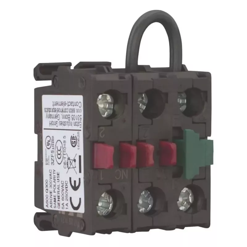 Eaton M22-KC02SMC10 elemento di contatto, 2 NC, morsetti a vite, montaggio frontale 121720