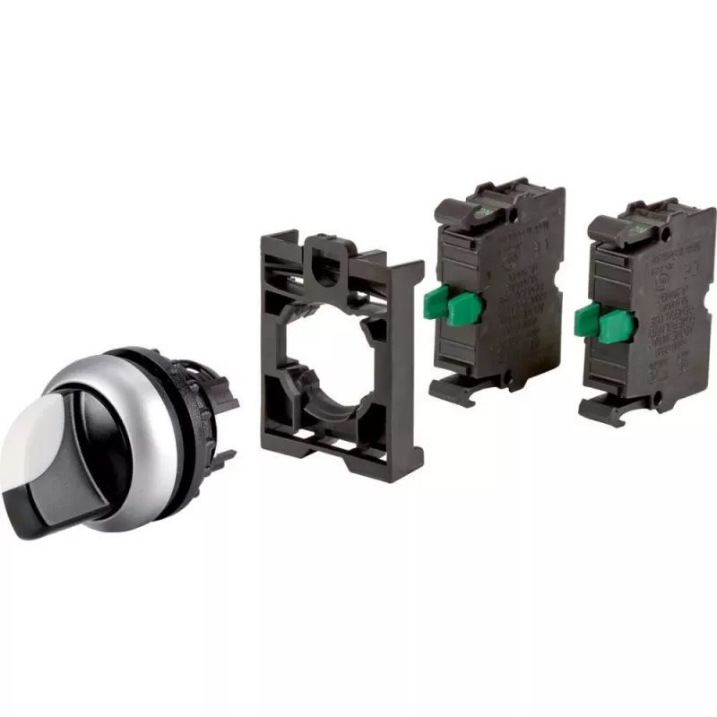 Eaton M22 interruttore a chiave, 2 posizioni, a ritenuta, 2 contatti NO, nero 110922