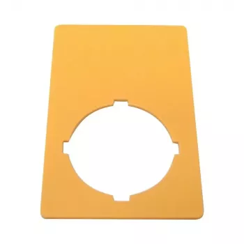 Eaton M22-XZK1-D99 targhetta ARRESTO DI EMERGENZA, gialla, 90x90mm, NOT-HALT 121089