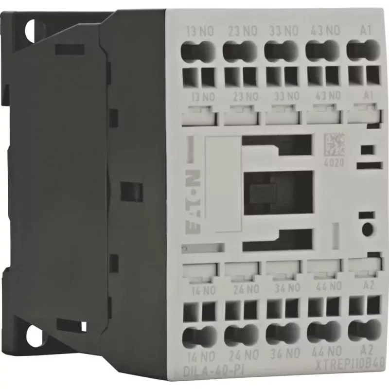 EATON DILA-40(24VDC)-PI contattore ausiliario 24VDC 4 NO connessioni Push-in 199208