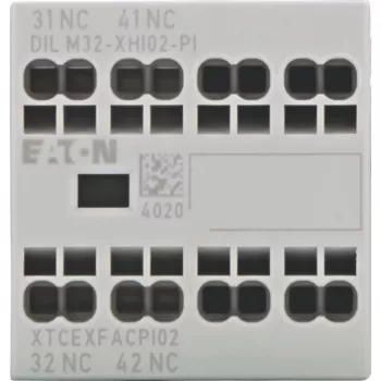 Eaton DILM32-XHI02-PI blocco contatti ausiliari, 2 NC, 4 A, montaggio frontale 199310