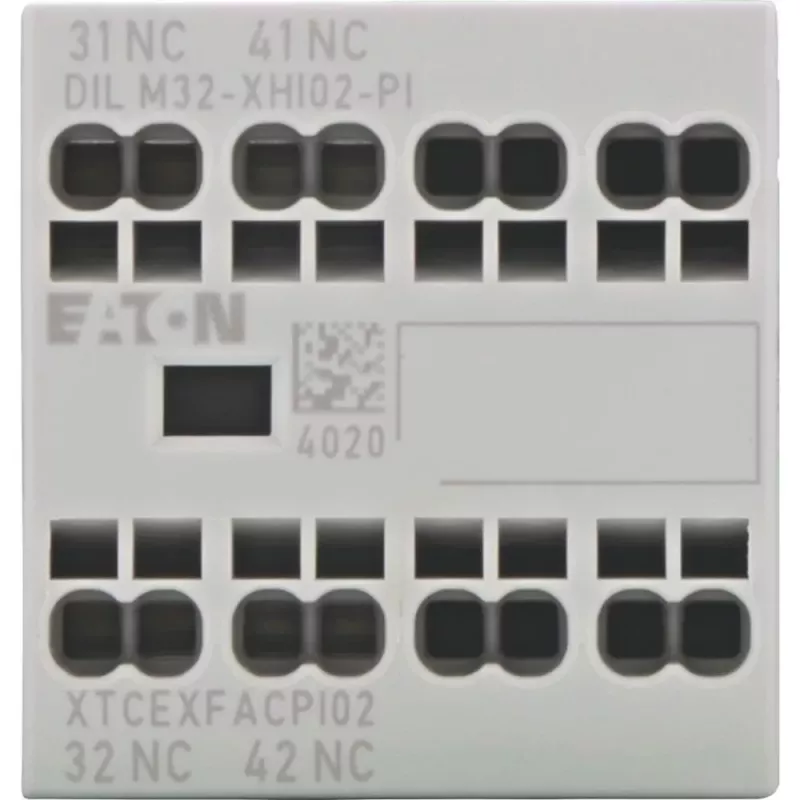 Eaton DILM32-XHI02-PI blocco contatti ausiliari, 2 NC, 4 A, montaggio frontale 199310