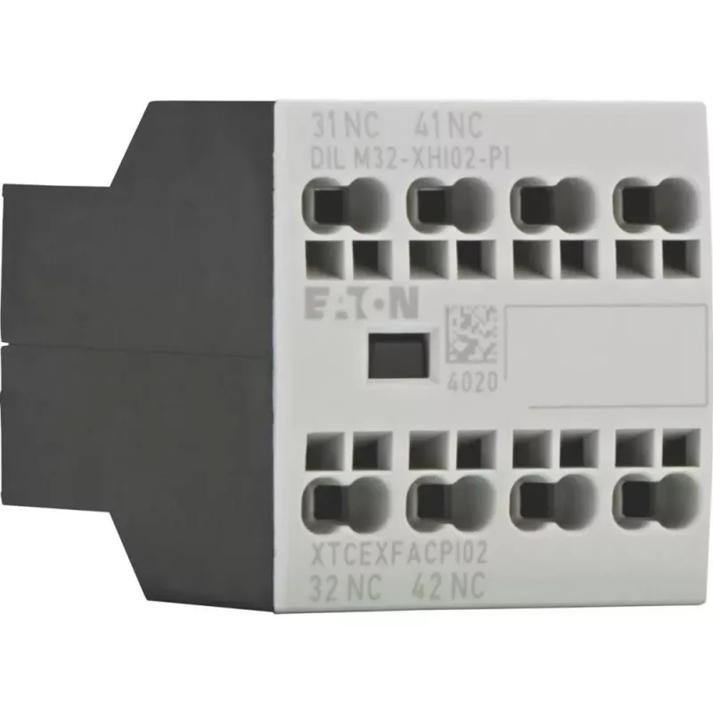 Eaton DILM32-XHI02-PI blocco contatti ausiliari, 2 NC, 4 A, montaggio frontale 199310