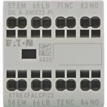 EATON DILA-XHIV22-PI blocco contatti ausiliari, 4 poli, 2NO+2NC, 16 A, montaggio laterale 199322