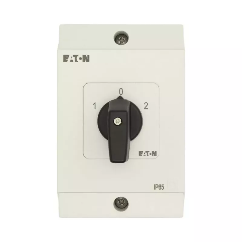 Eaton T0-3-8212/I1 commutatore a camme 20 A 3 poli, 2x60°, grigio/nero 207123