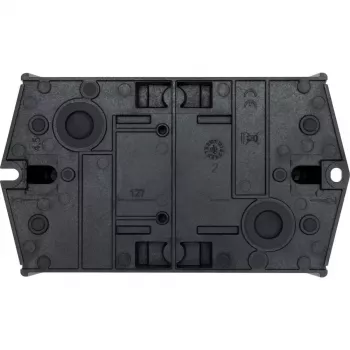 Eaton T0-2-1/I1/SVB-SW 20A commutatore a camme ON-OFF 2 poli, montaggio frontale, IP65, nero 207148