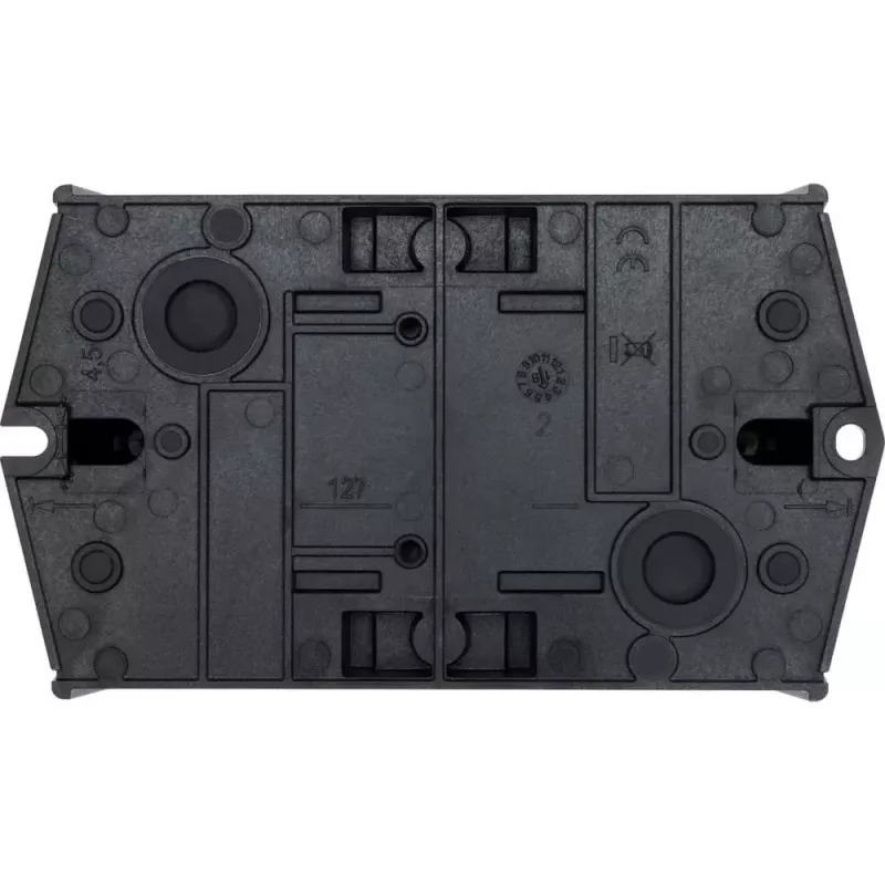 Eaton T0-2-1/I1/SVB-SW interruttore a levetta tripolare, nero/bianco, 207148