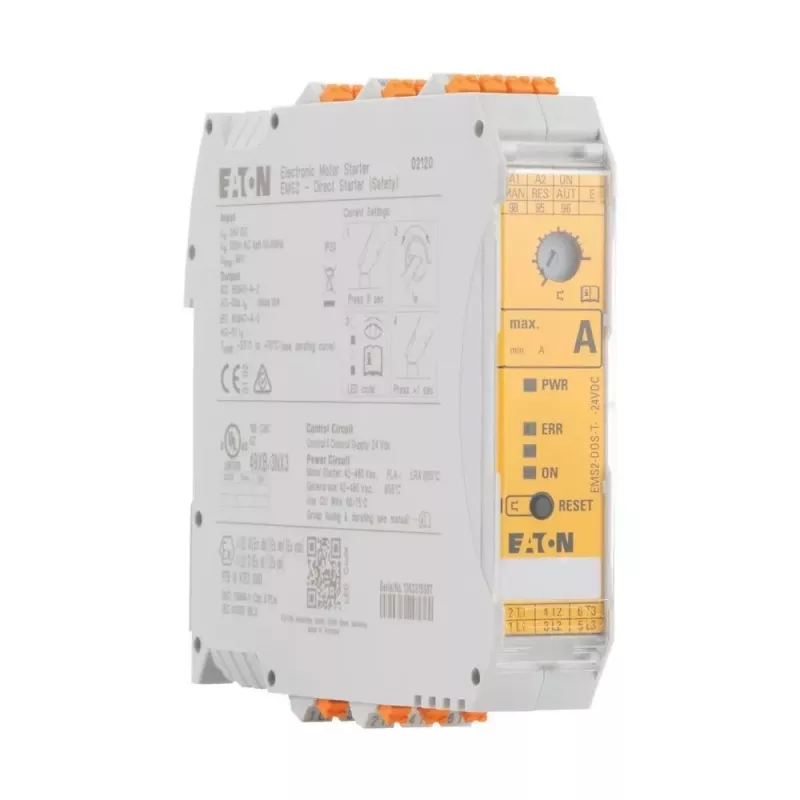 Eaton EMS2-DOS-T-9-24VDC avviatore diretto, 3 kW a 400 V, 9 A, comando 24 V DC 192397