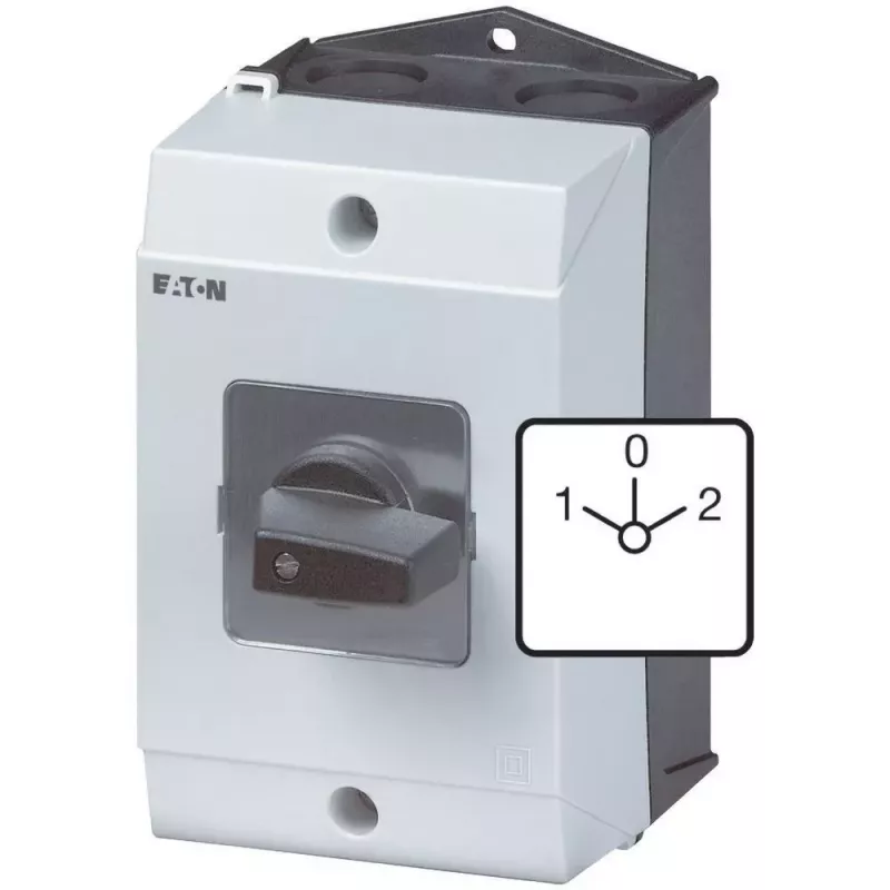 Eaton T3-3-8401/I2 interruttore a levetta tripolare, nero/bianco, 207188