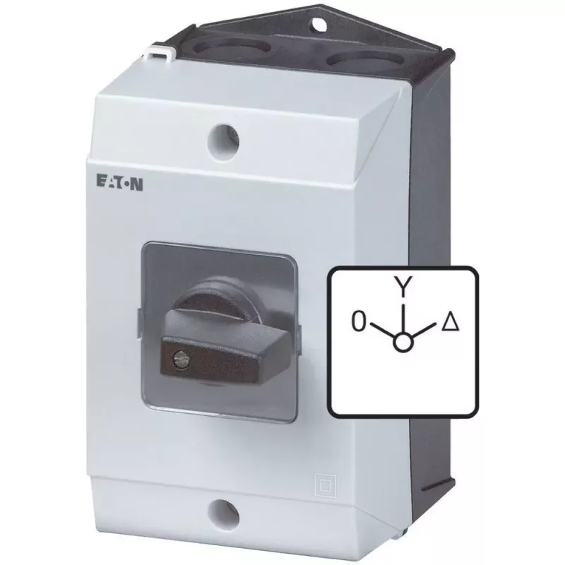 Eaton T3-4-8410/I2 interruttore a levetta tripolare, nero/bianco, 207195