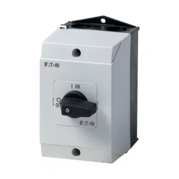 Eaton P1-25/I2 interruttore principale 3 poli 25 A, leva nero/bianco, montaggio su pannello frontale 207299