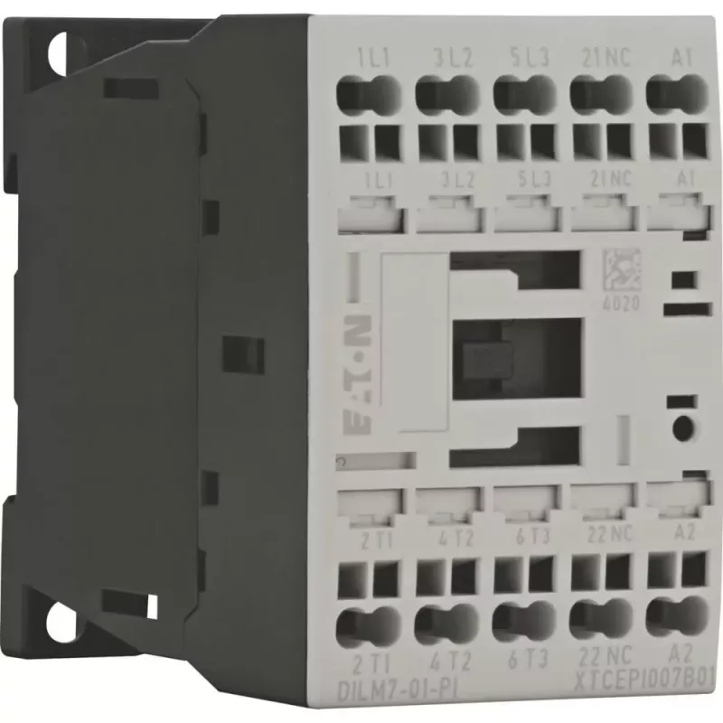 EATON DILM7-01(24VDC) contattore di potenza 3 poli 400V 3kW 1NC 24VDC 199228