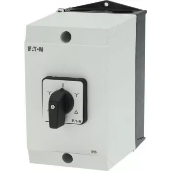 Eaton 207537 interruttore rotativo 3 poli, 20 A, 690 V, montaggio frontale, nero/bianco