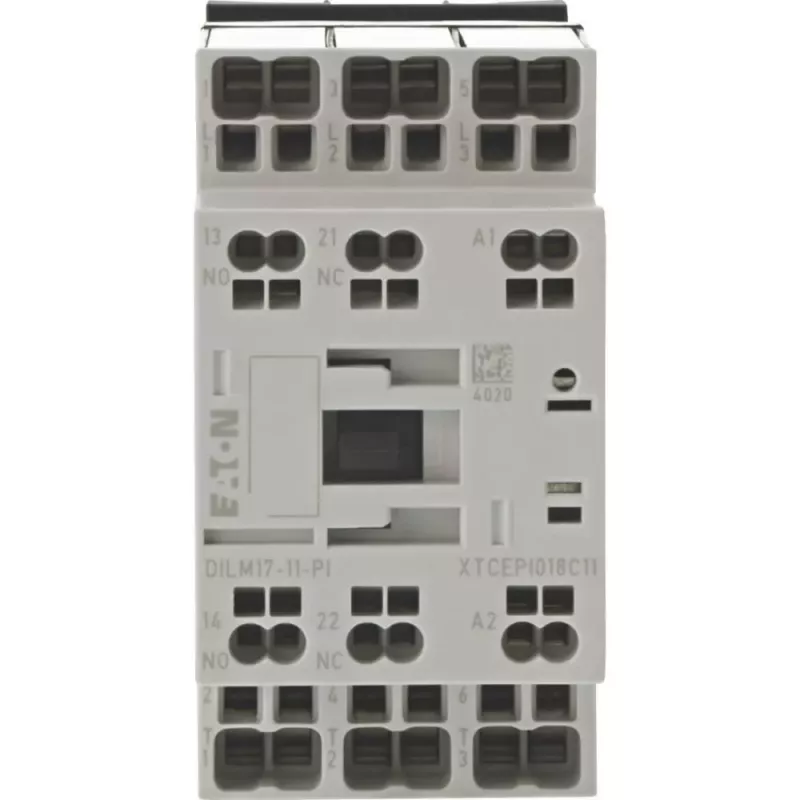 Eaton DILM17-11(RDC24)-PI contattore di potenza, 3 contatti principali NO, bobina 24 V DC, 17 A 199283