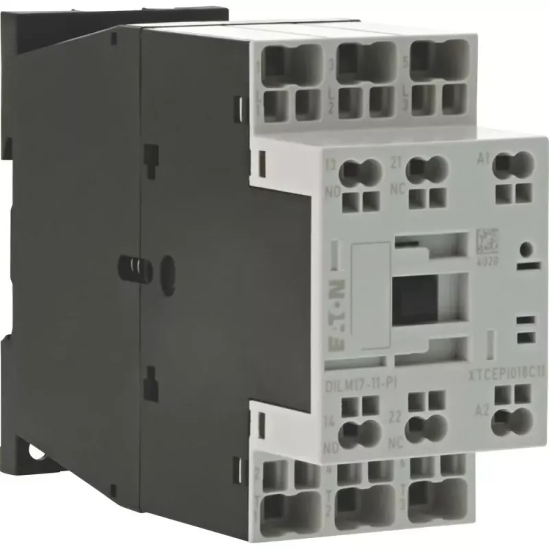 Eaton DILM17-11(RDC24)-PI contattore di potenza, 3 contatti principali NO, bobina 24 V DC, 17 A 199283