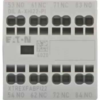 Eaton DILA-XHI22-PI blocco contatti ausiliari, 2NO+2NC, 4A, montaggio frontale 199319
