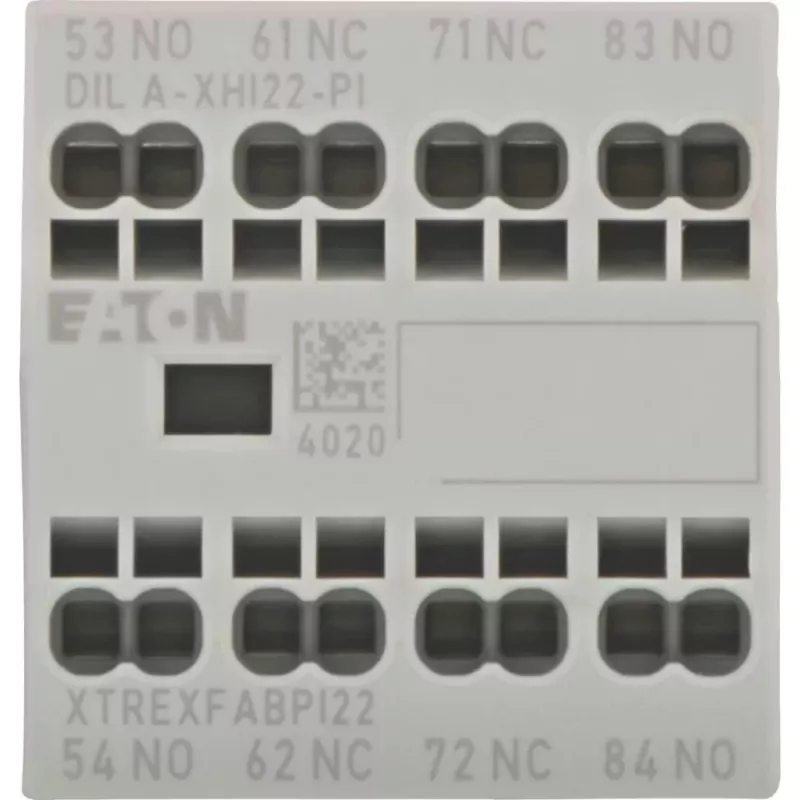 Eaton DILA-XHI22-PI blocco contatti ausiliari, 2NO+2NC, 4A, montaggio frontale 199319