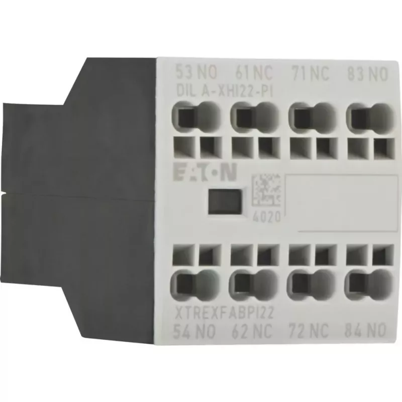 Eaton DILA-XHI22-PI blocco contatti ausiliari, 2NO+2NC, 4A, montaggio frontale 199319