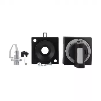 Eaton PKZ0-XH maniglia di accoppiamento per porta, con serratura, 64 x 64 x 54 mm, nera 106132