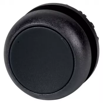 Eaton M22S-D-S attuatore pulsante, a filo, nero, anello frontale in plastica, 22,5 mm 216591S
