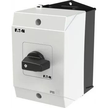 Eaton T0-3-8228/I1 interruttore ON-OFF 3 poli 20A 690V AC, maniglia nera/frontale bianco 207125