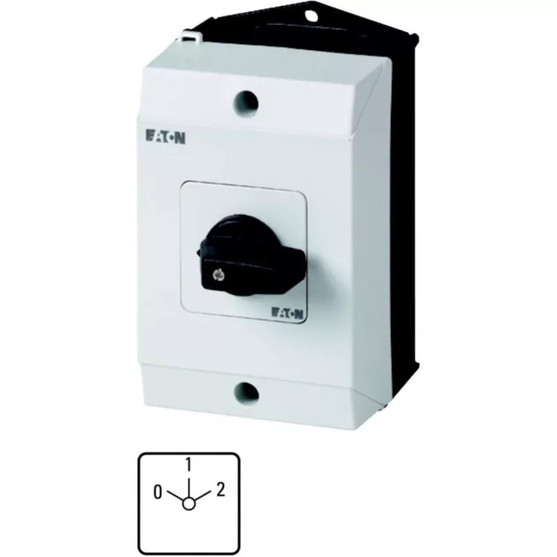 Eaton T0-3-8451/I1 interruttore a camme 3 poli 20A 690V nero/bianco 207133