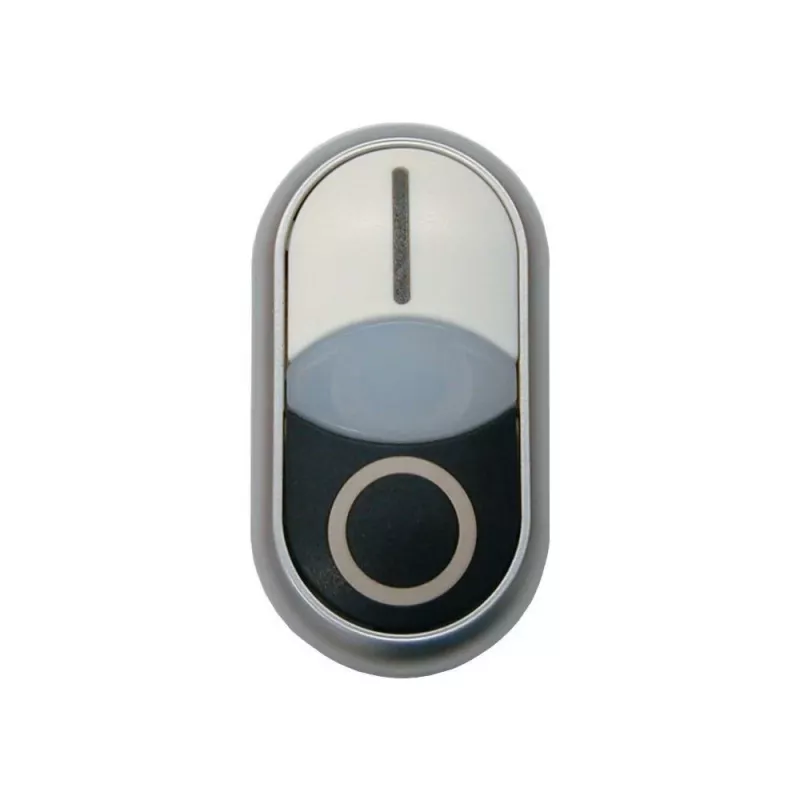 Eaton M22S-DDL-W Attuatore doppio pulsante, luminoso, bianco 216707