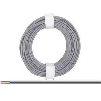 Donau Elektronik 218-99 Cavo flessibile 2 x 0,14 mm² grigio 5 m