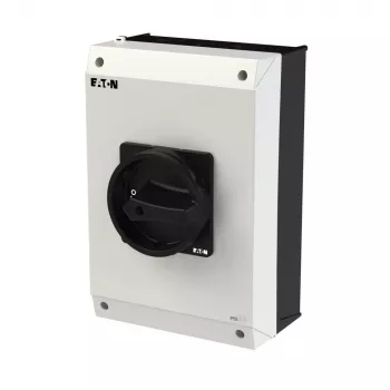 Eaton P3-63/I4/SVB-SW/HI11 Interruttore principale tripolare 63A, montaggio a parete, IP65, nero/grigio 207345