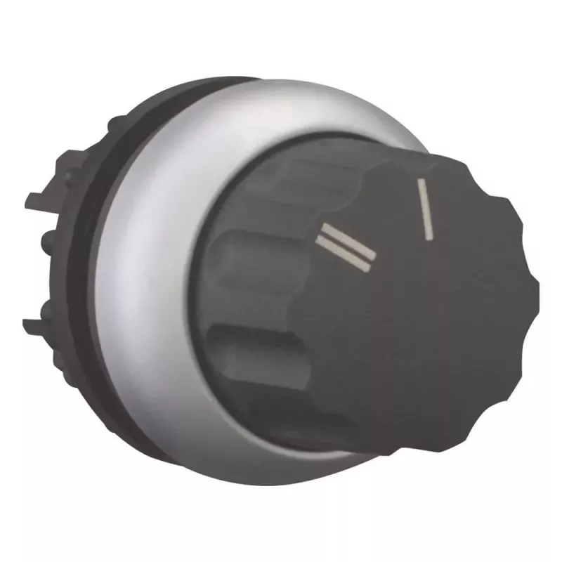 Eaton M22-WR-X92 Selettore, 2 posizioni, a ritenuta, manopola, nero