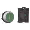 Eaton M22-D-G-X1-K10-BVP Pulsante con ghiera frontale in plastica, verde, 1 NO 110937
