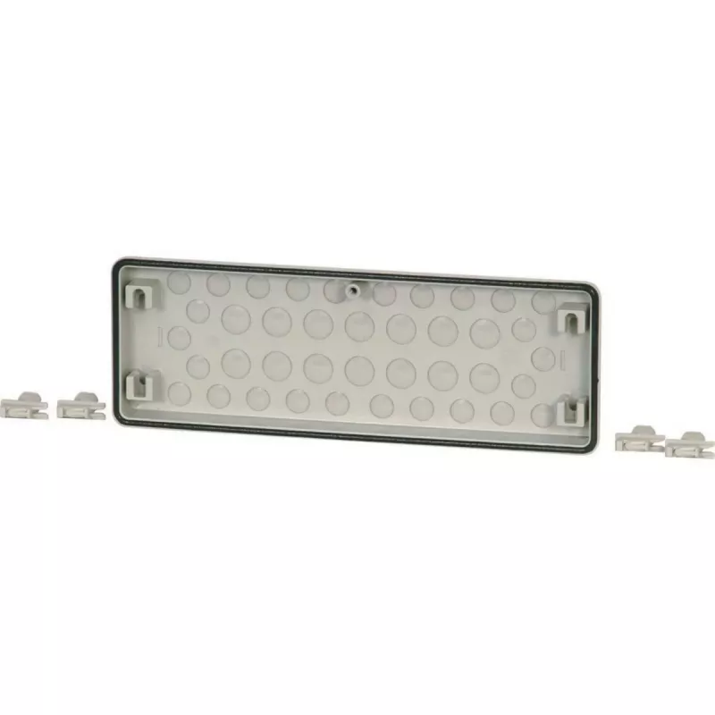 Eaton FL4-2 Flangia per quadro elettrico, plastica grigia, 329 x 23 x 116 mm 014863