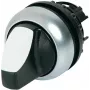 Eaton M22-WRLK3-W Attuatore interruttore a bilanciere 3 posizioni, plastica, leva bianca, placca titanio 216843-BK
